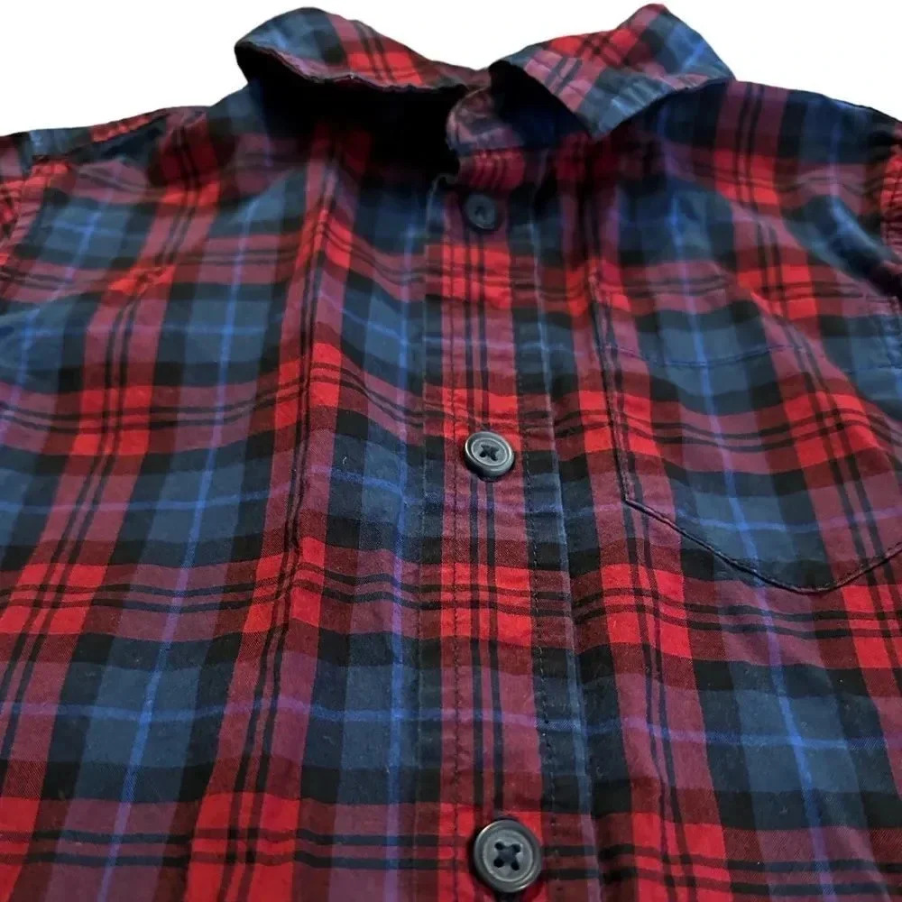 Tea Collection | Soft Washed Plaid Button Down (4) - Picture 2 of 7
